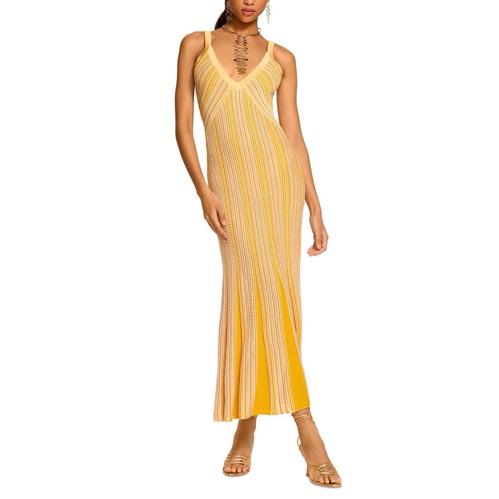Ramy Brook Paetyn Striped Midi Dress